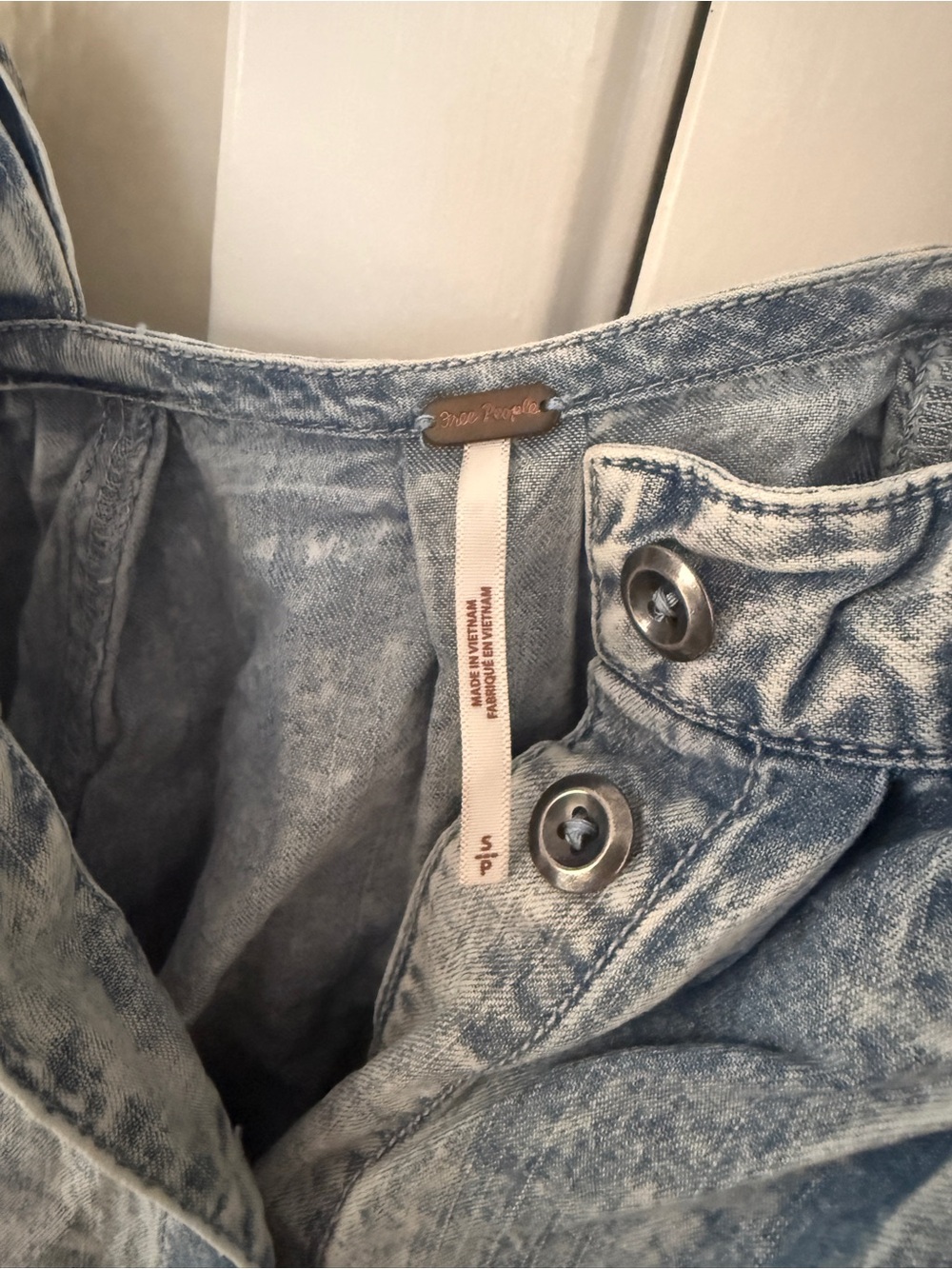 Free People Denim Tunic / Mini Dress - Picture 3 of 5